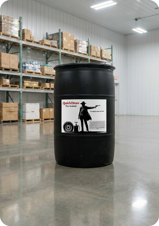Drum tire sealant